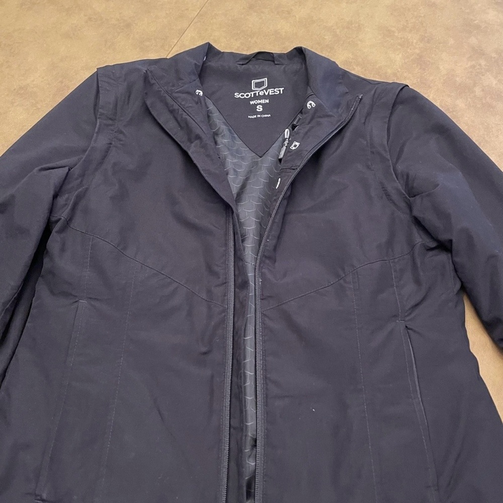Scottevest Women's Travel Convertible TEC Black Outerwear Jacket